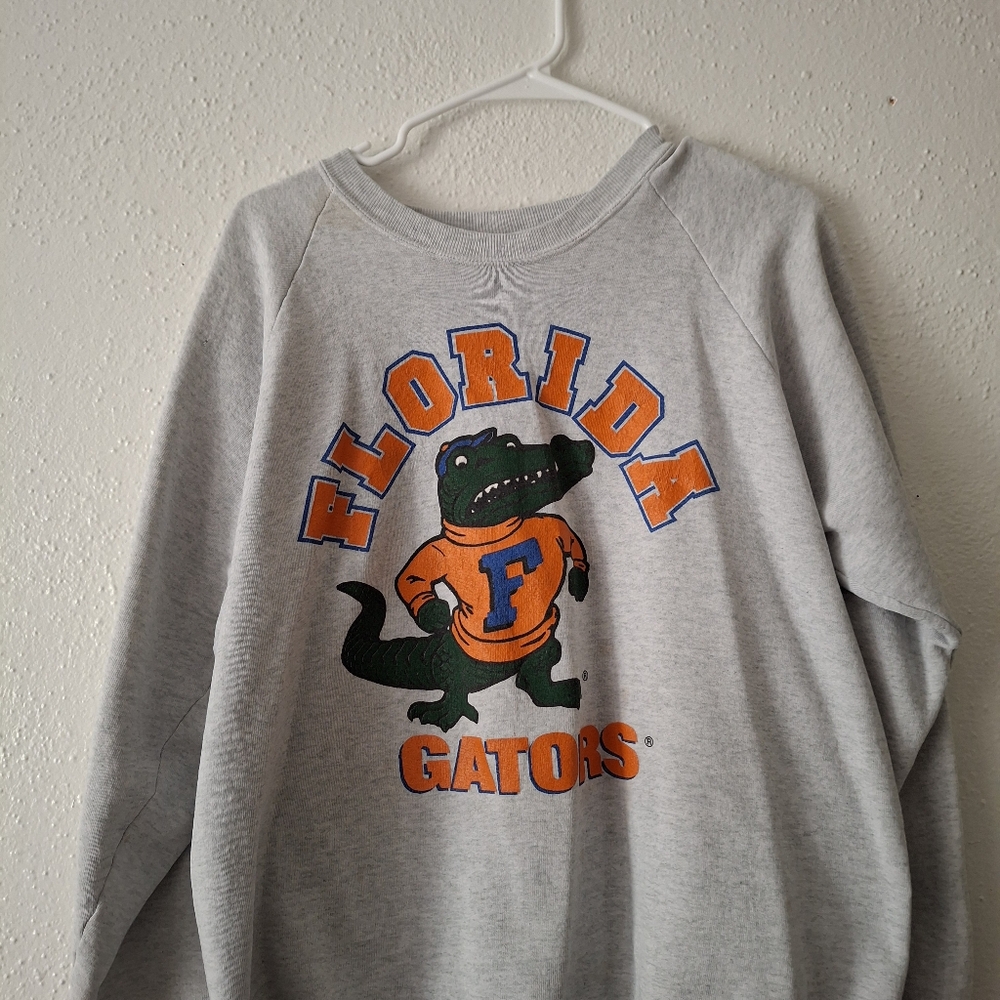 Fruit Of The Loom Vintage Florida Gators Grey Crewneck Size XL